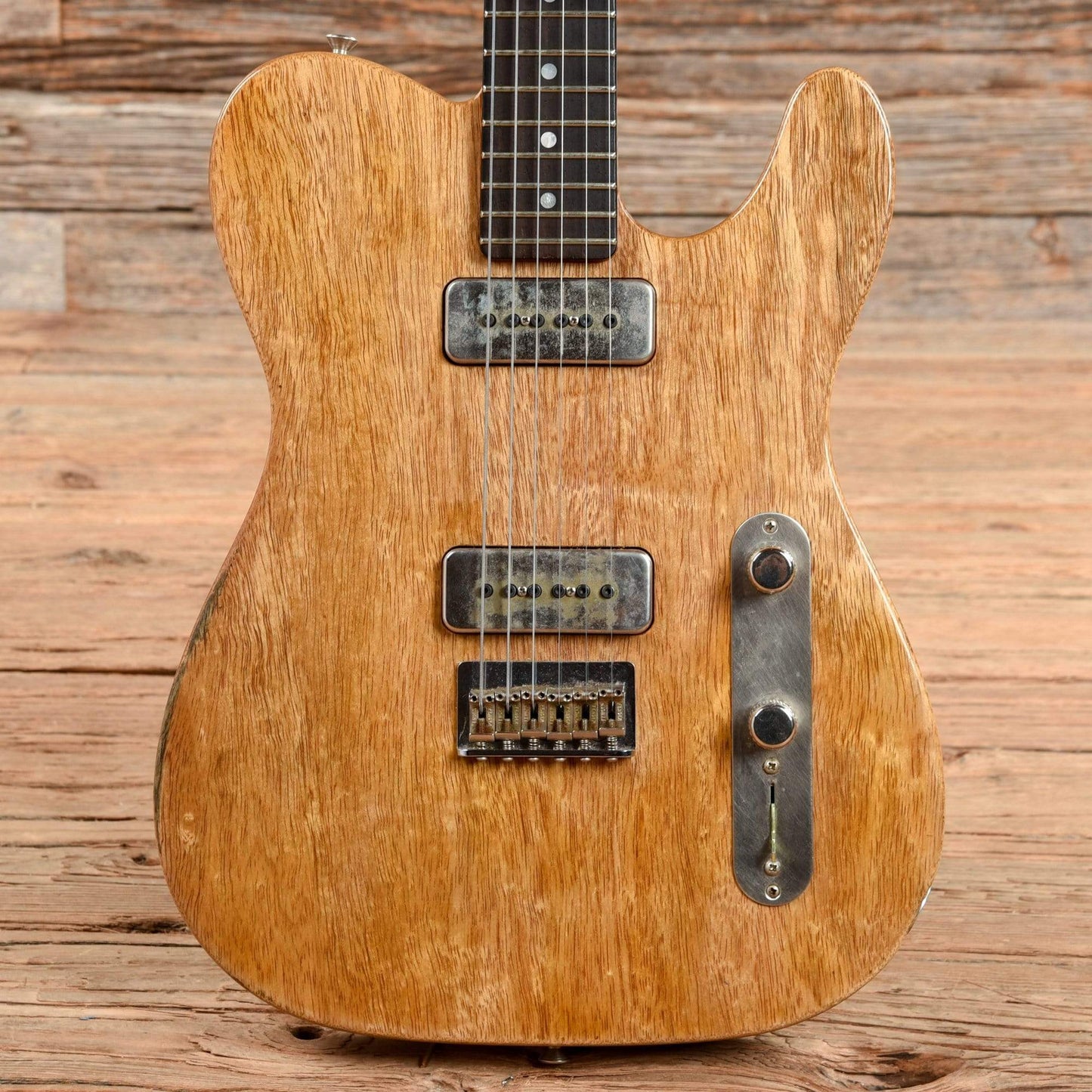 Fender Masterbuilt Ron Thorn Set-Neck Korina Tele Natural 2020 Electric Guitars / Solid Body