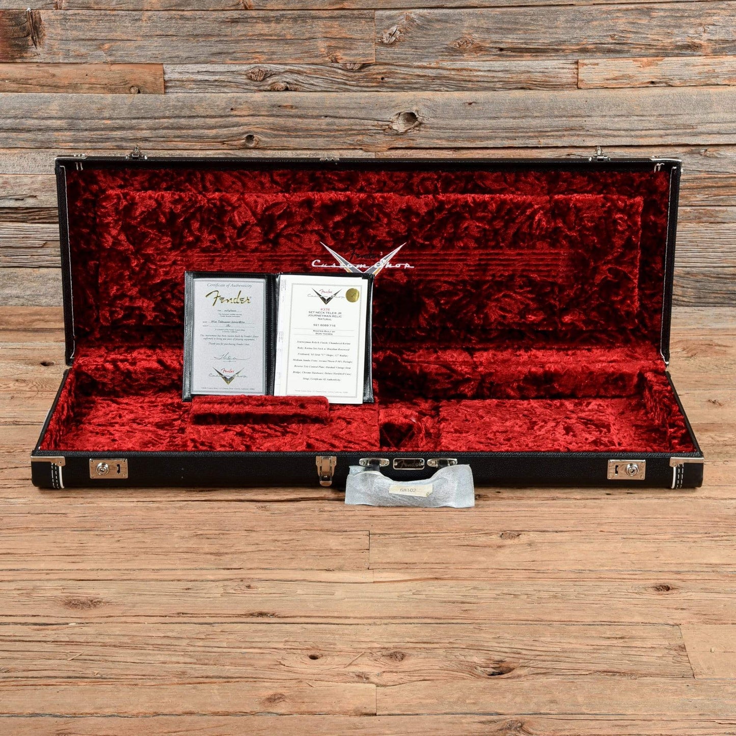 Fender Masterbuilt Ron Thorn Set-Neck Korina Tele Natural 2020 Electric Guitars / Solid Body