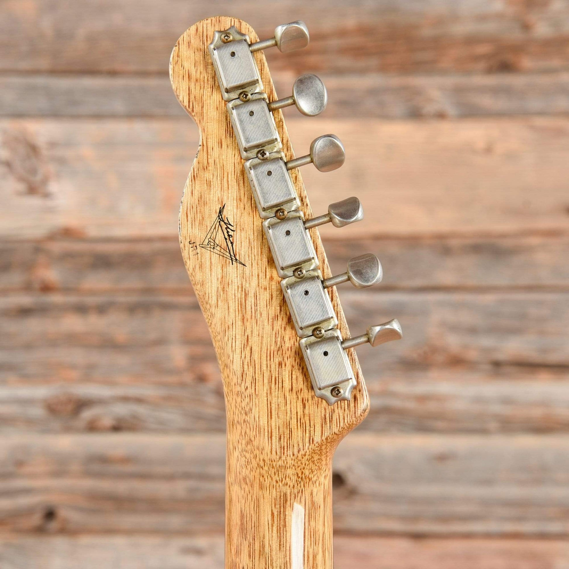 Fender Masterbuilt Ron Thorn Set-Neck Korina Tele Natural 2020 Electric Guitars / Solid Body