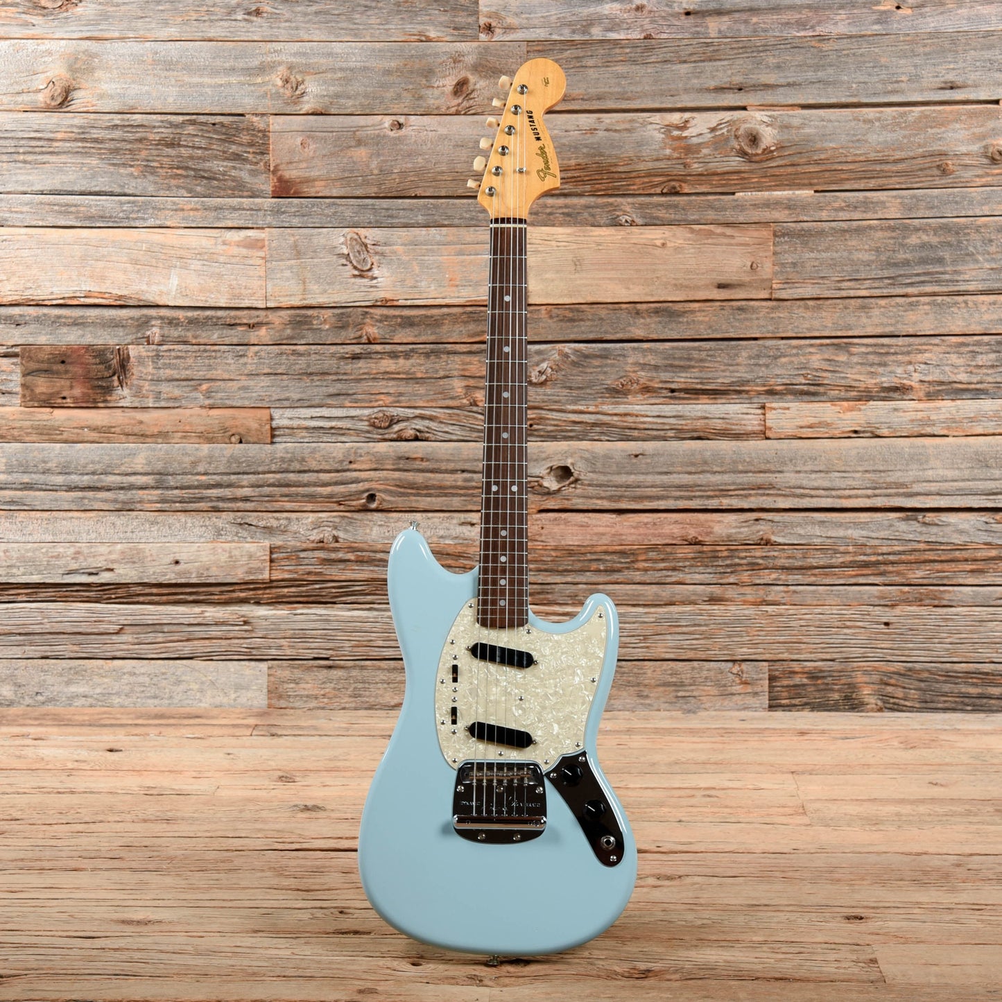 Fender MG-65 Mustang Reissue MIJ Daphne Blue 2012 Electric Guitars / Solid Body