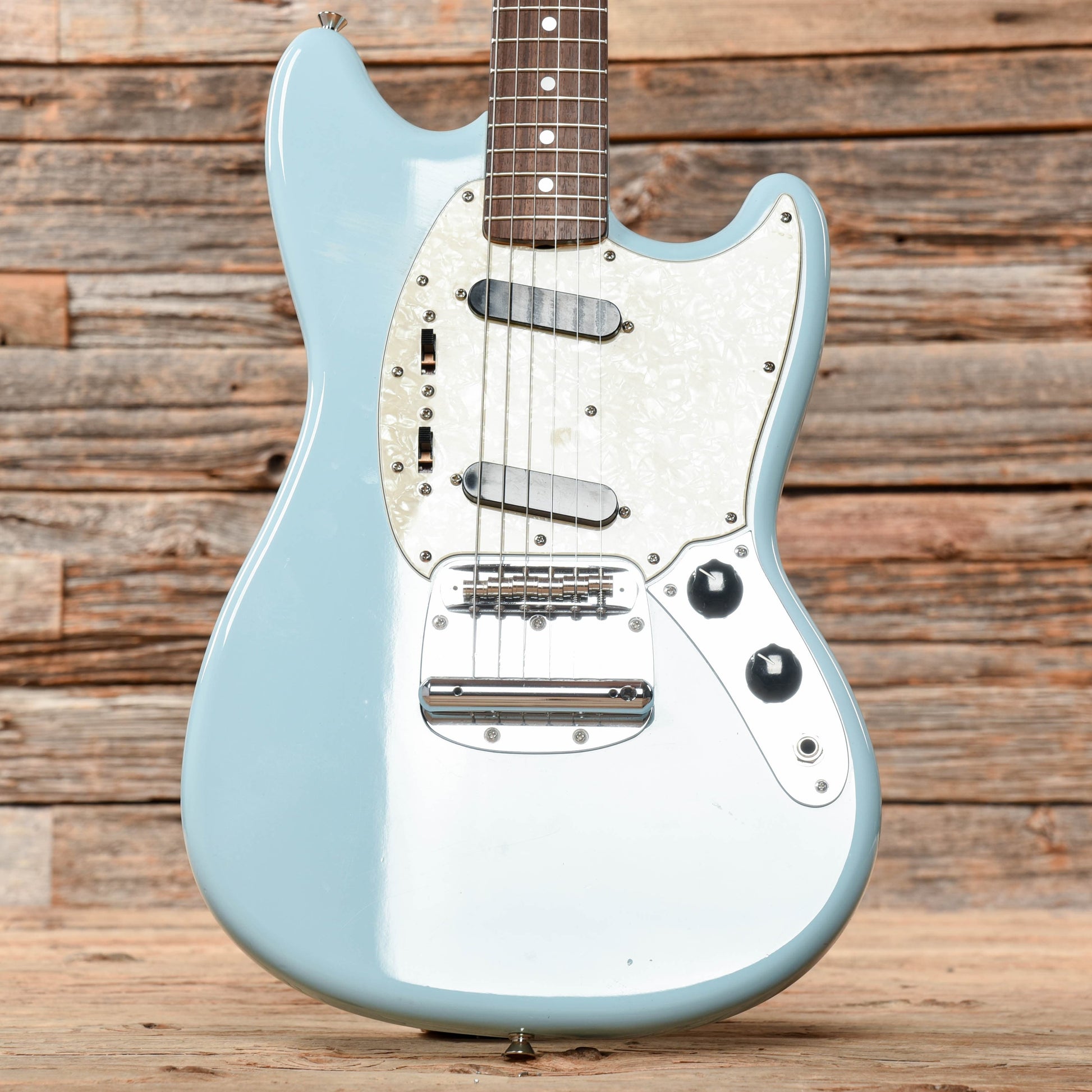 Fender MG-65 Mustang Reissue MIJ Daphne Blue 2012 Electric Guitars / Solid Body