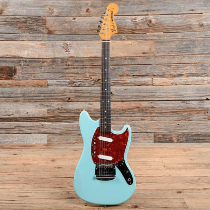 Fender MIJ MG-65 Mustang Daphne Blue Electric Guitars / Solid Body