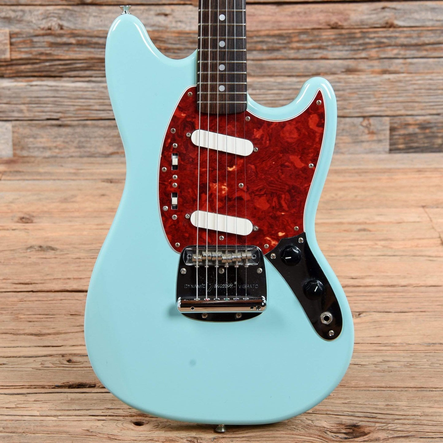 Fender MIJ MG-65 Mustang Daphne Blue Electric Guitars / Solid Body