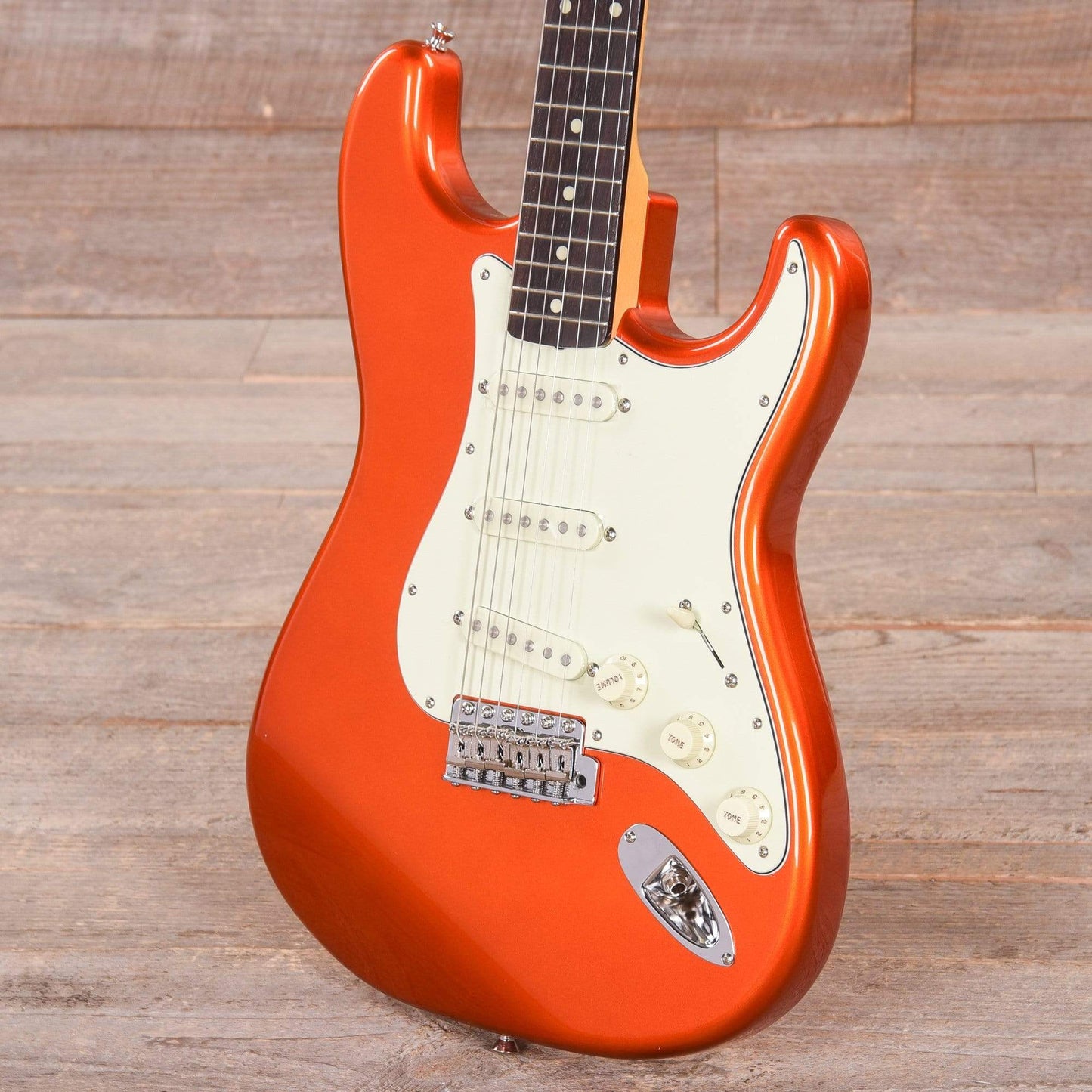 Fender MIJ Traditional 60s Stratocaster RW Candy Tangerine w/Gig Bag Electric Guitars / Solid Body