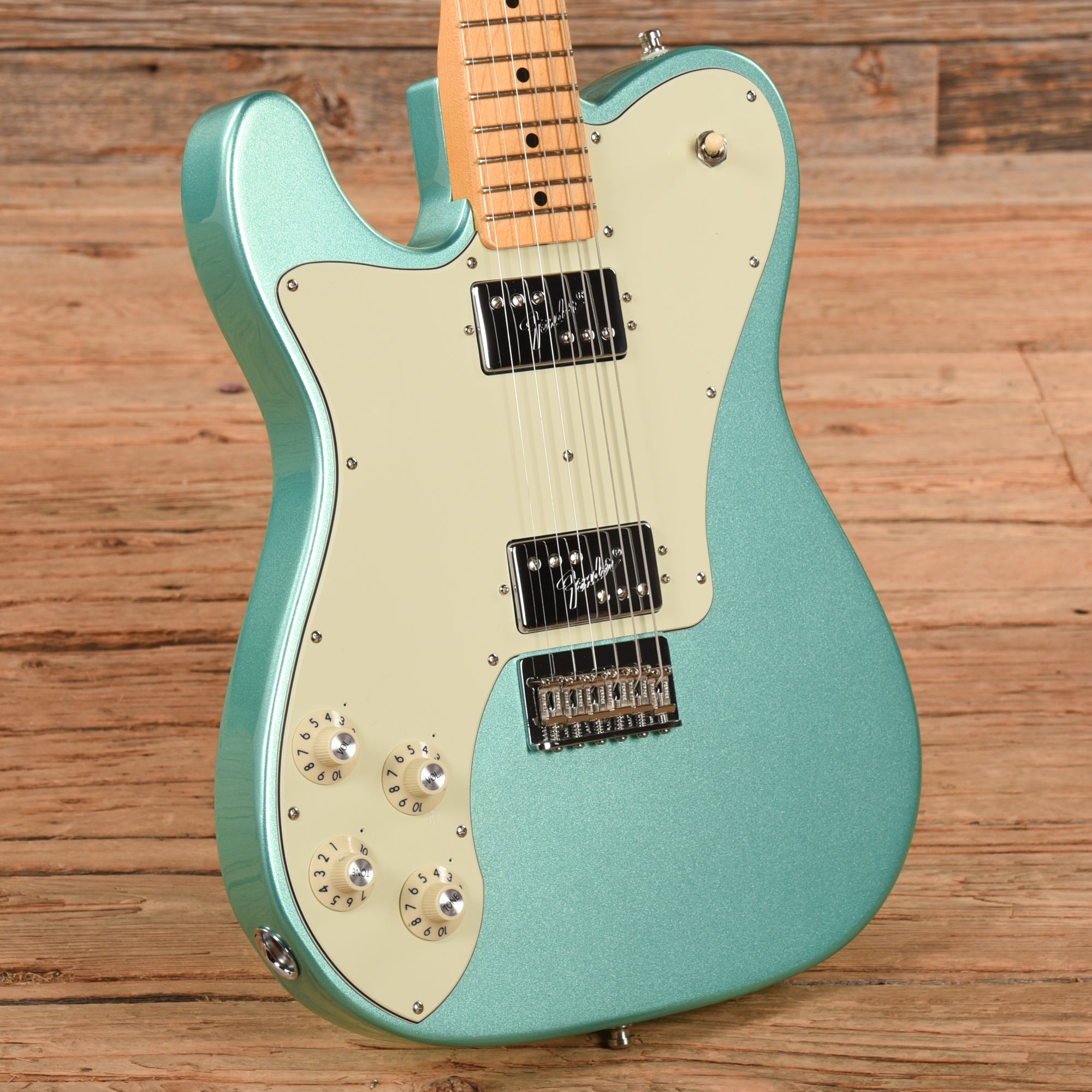Fender Mod Shop Telecaster Deluxe Mystic Sea Foam Green 2023 LEFTY Electric Guitars / Solid Body