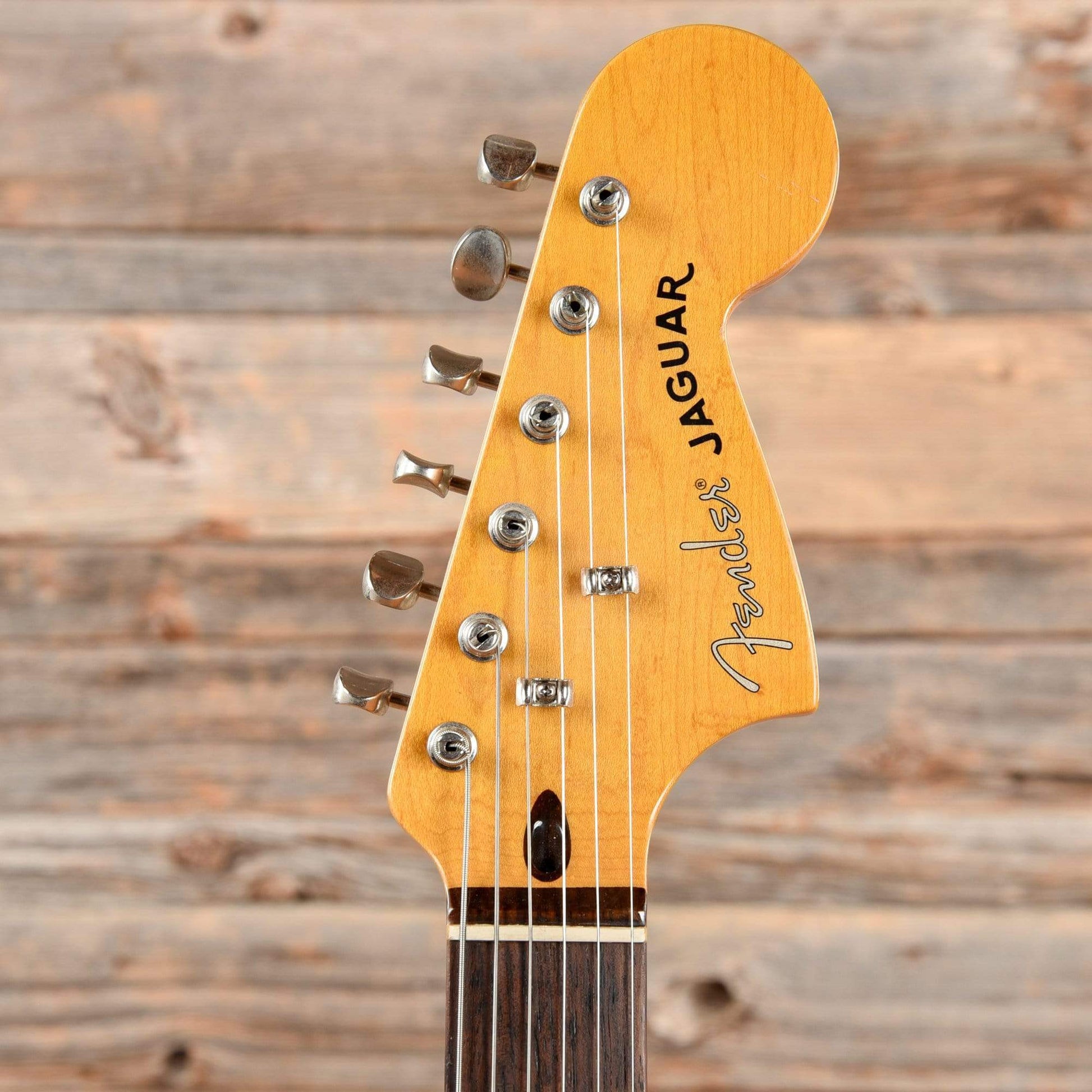 Fender Modern Player Jaguar Black Transparent 2011 Electric Guitars / Solid Body