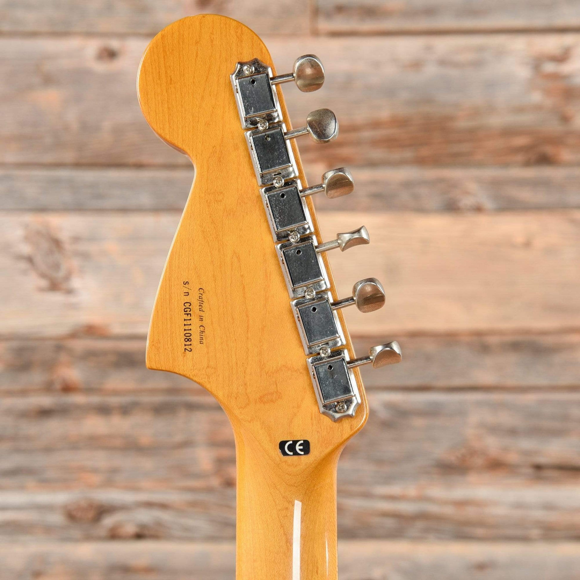 Fender Modern Player Jaguar Black Transparent 2011 Electric Guitars / Solid Body