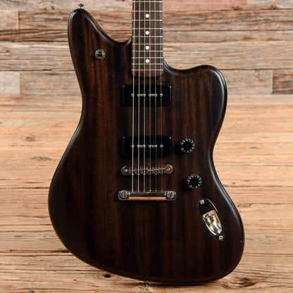 Fender Modern Player Jaguar Black Transparent 2011 Electric Guitars / Solid Body