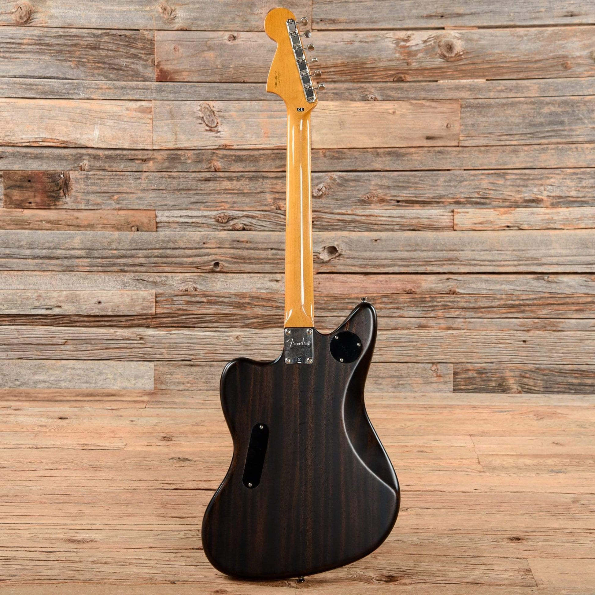 Fender Modern Player Jaguar Black Transparent 2011 Electric Guitars / Solid Body