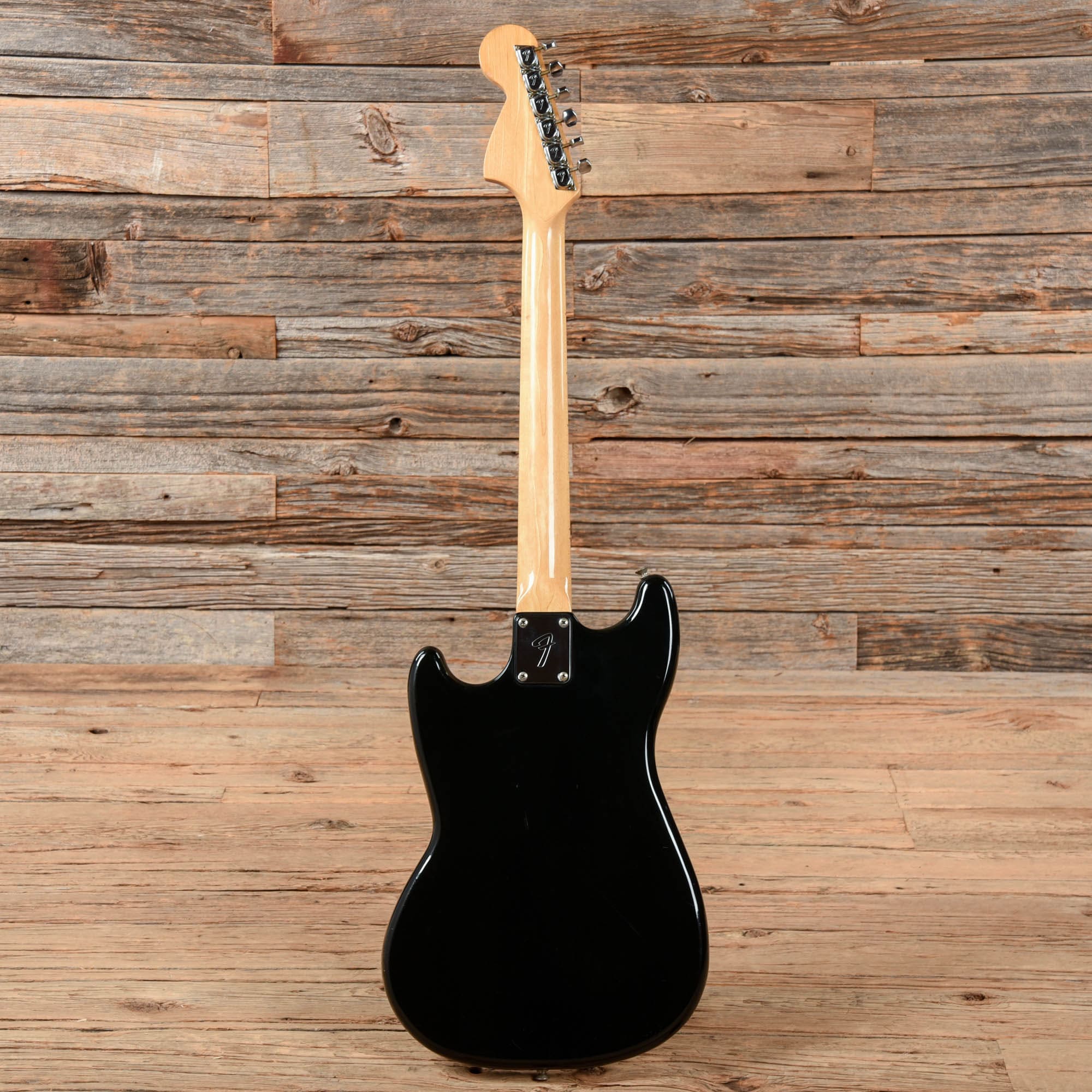 Fender Musicmaster Black 1978 Electric Guitars / Solid Body