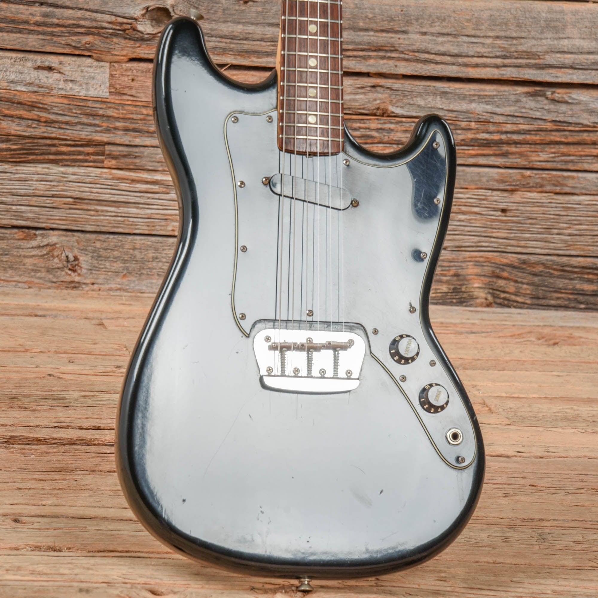 Fender Musicmaster Black 1978 Electric Guitars / Solid Body