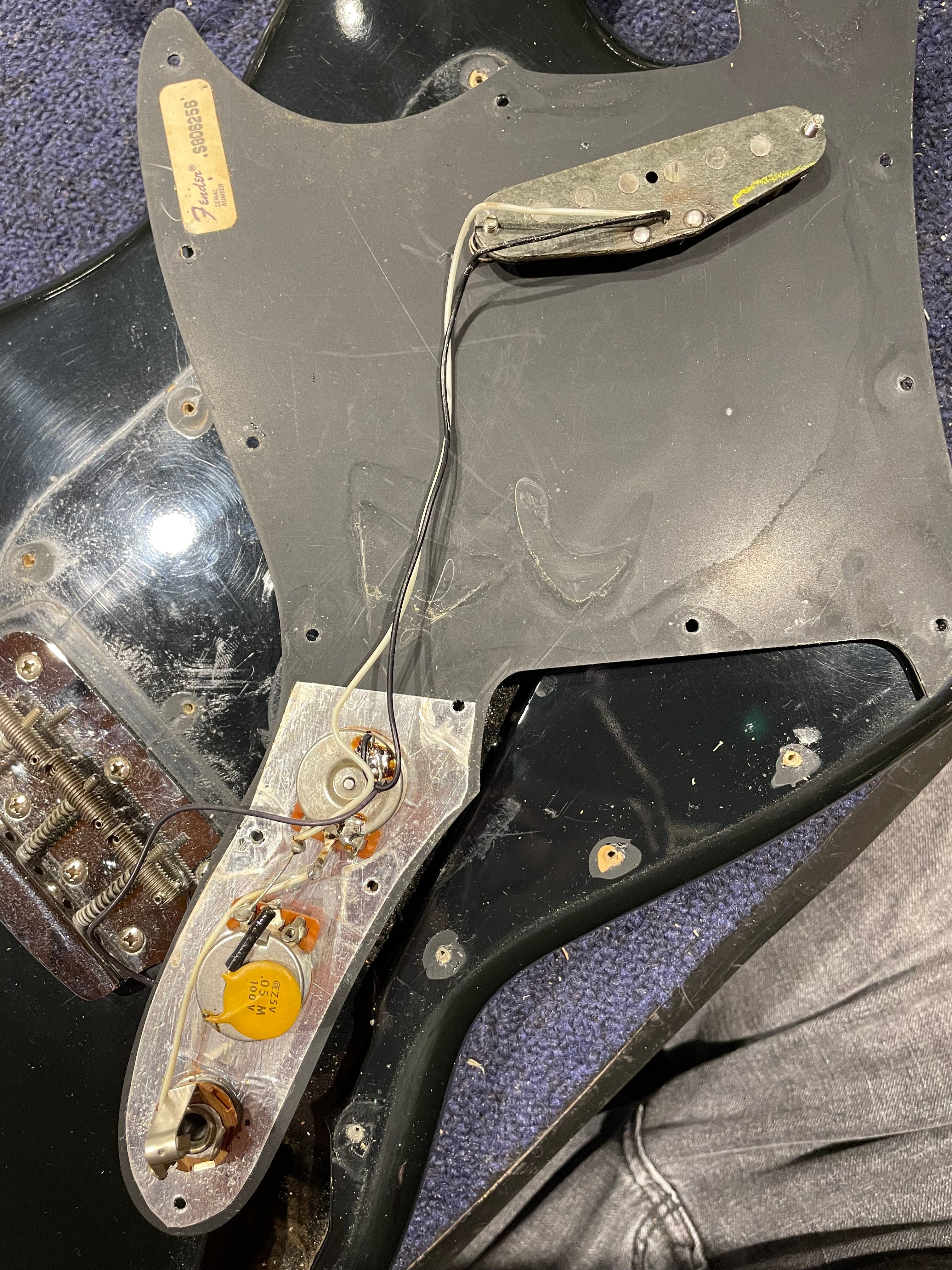 Fender Musicmaster Black 1978 Electric Guitars / Solid Body