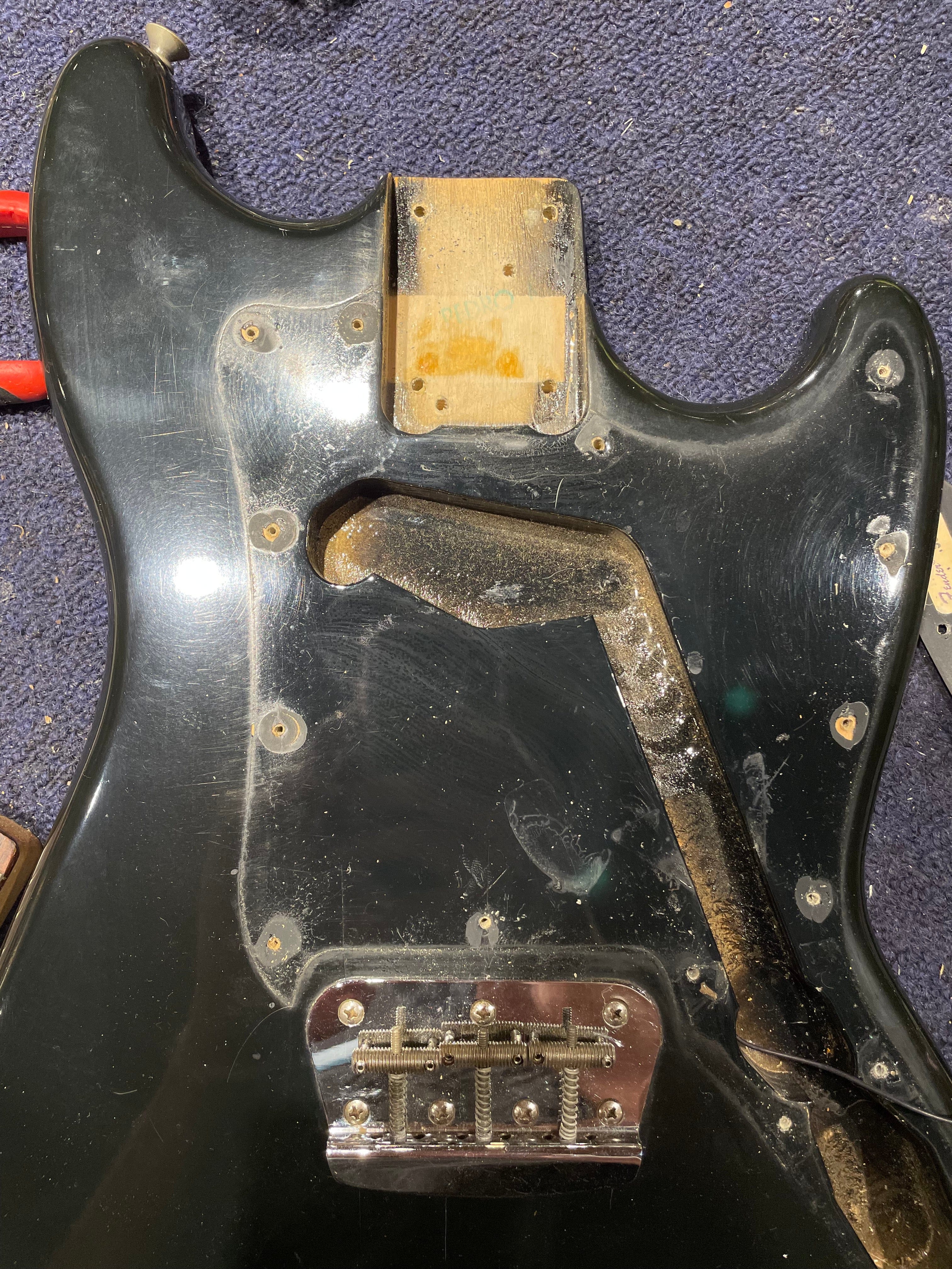 Fender Musicmaster Black 1978 Electric Guitars / Solid Body