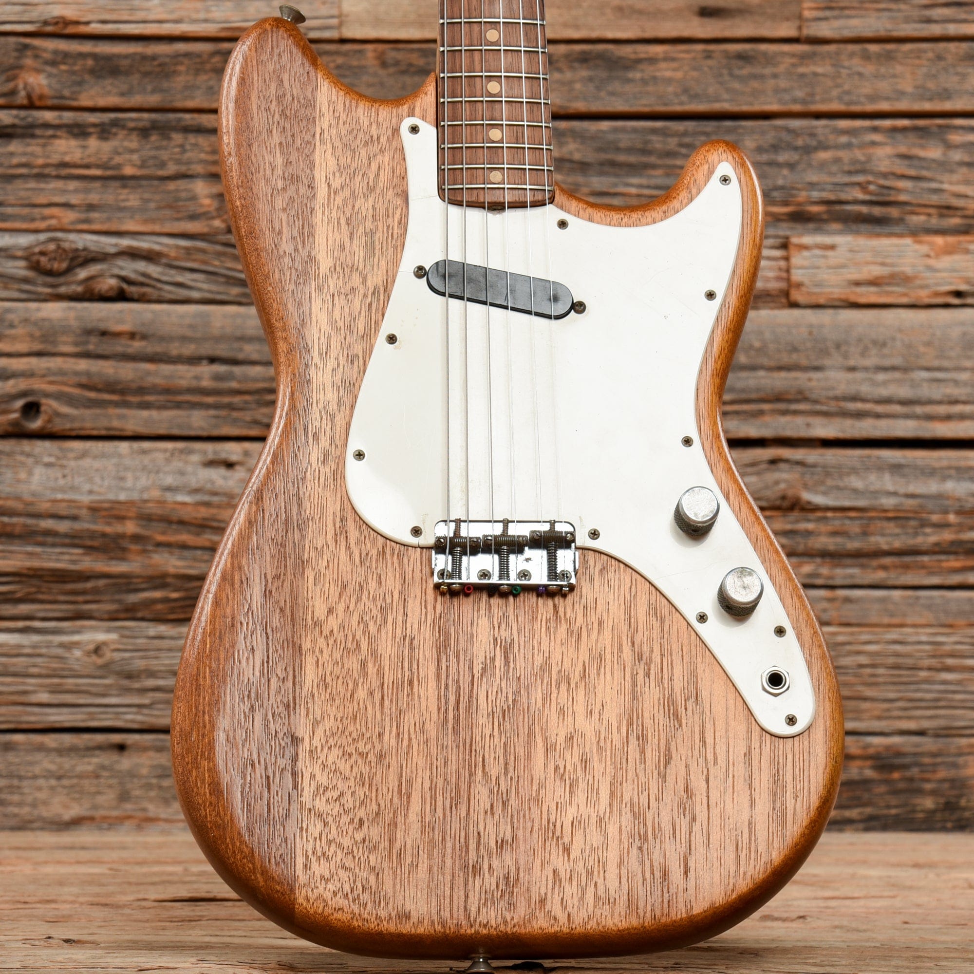 Fender Musicmaster Natural Refin 1965 Electric Guitars / Solid Body