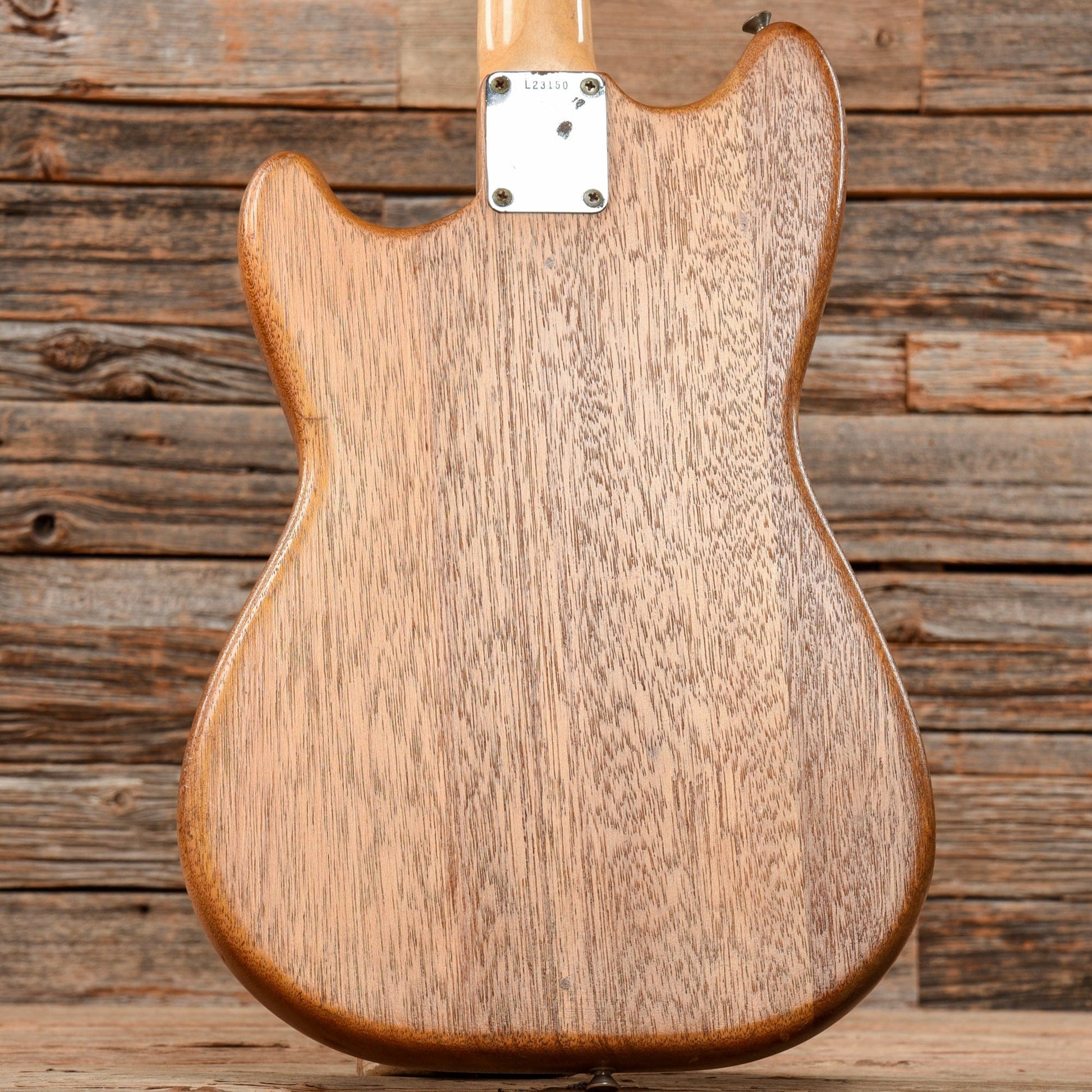 Fender Musicmaster Natural Refin 1965 Electric Guitars / Solid Body