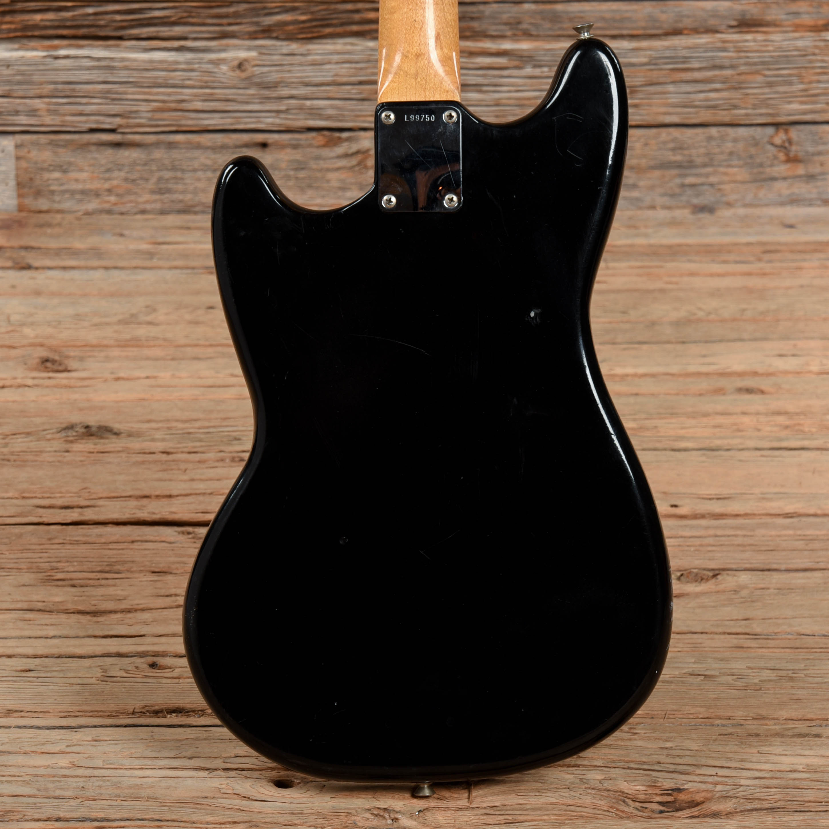 Fender Mustang Black Refin 1960s Electric Guitars / Solid Body