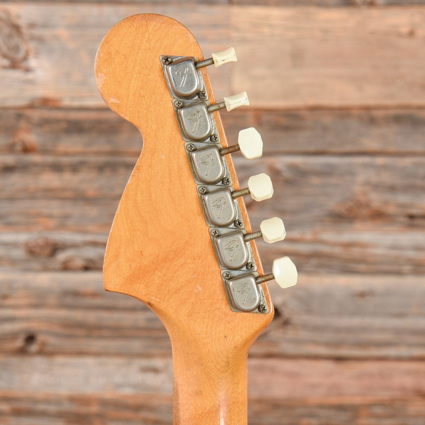 Fender Mustang Black Refin 1966 Electric Guitars / Solid Body