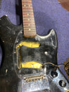 Fender Mustang Black Refin 1966 Electric Guitars / Solid Body