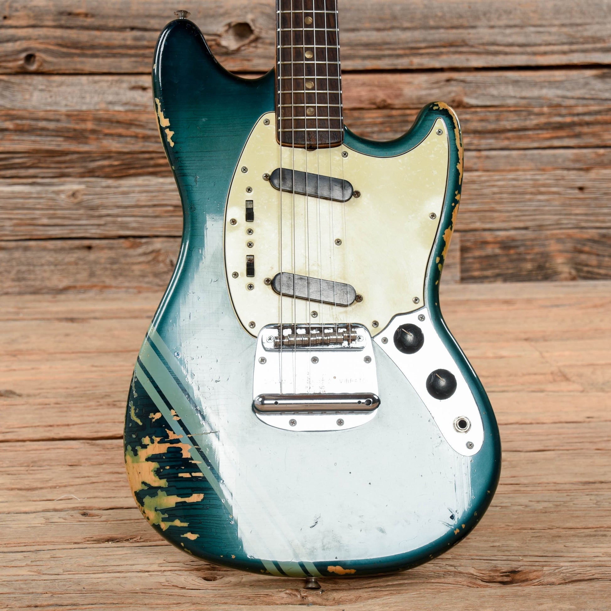 Fender Mustang Competition Blue 1969 Electric Guitars / Solid Body