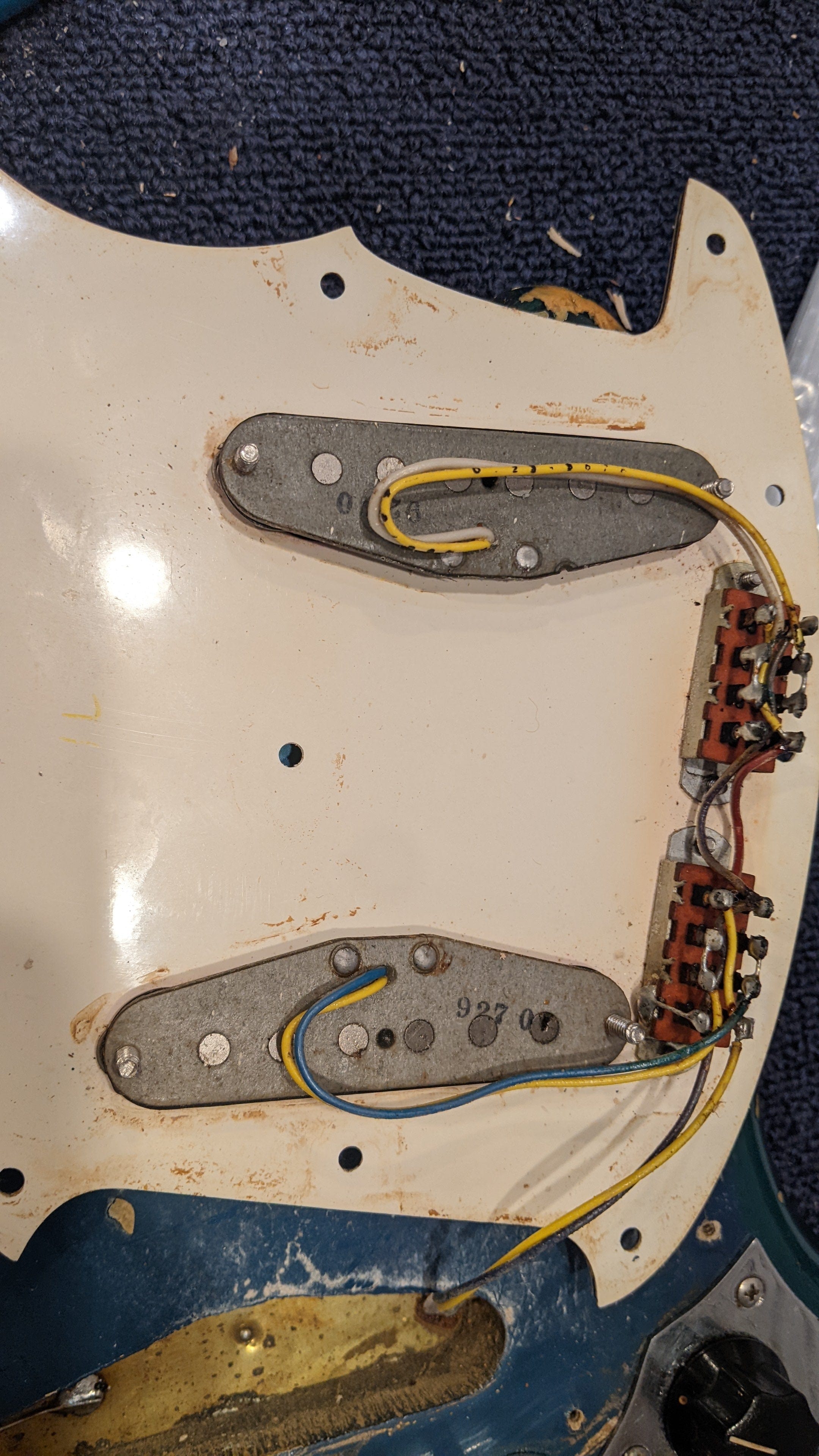 Fender Mustang Competition Blue 1969 Electric Guitars / Solid Body