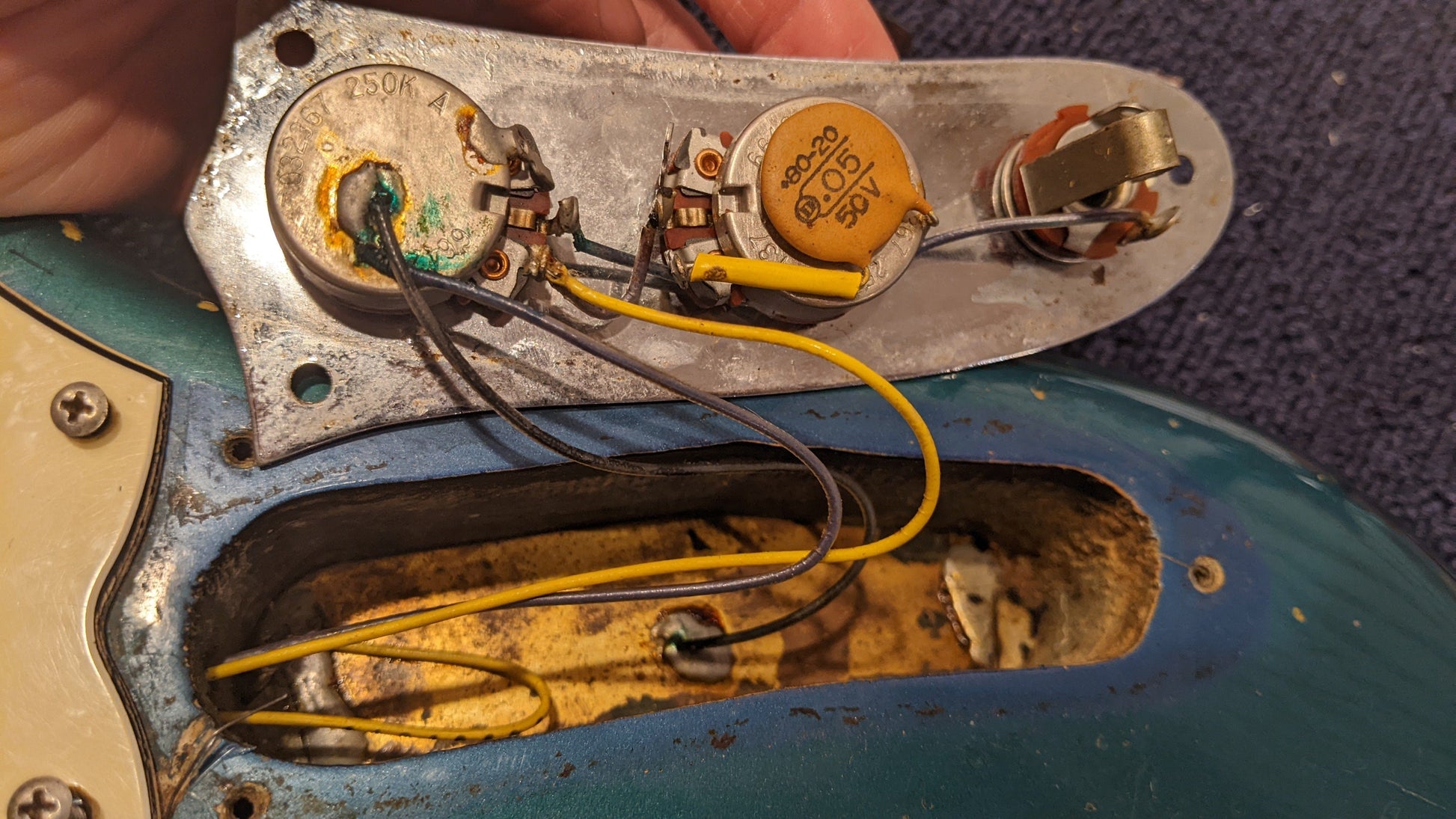 Fender Mustang Competition Blue 1969 Electric Guitars / Solid Body