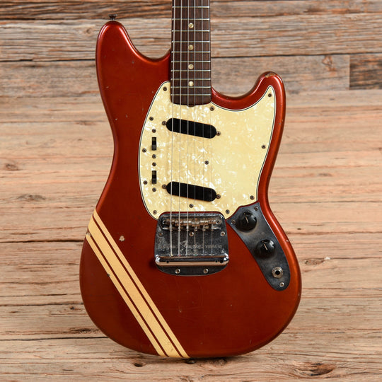 Fender Mustang Competition Red 1969 Electric Guitars / Solid Body