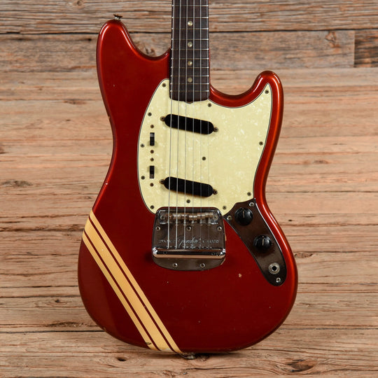 Fender Mustang Competition Red 1970 Electric Guitars / Solid Body