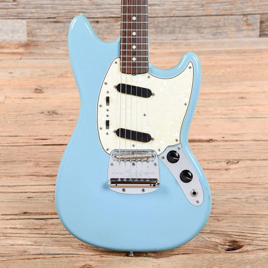 Fender Mustang Daphne Blue 1966 Electric Guitars / Solid Body