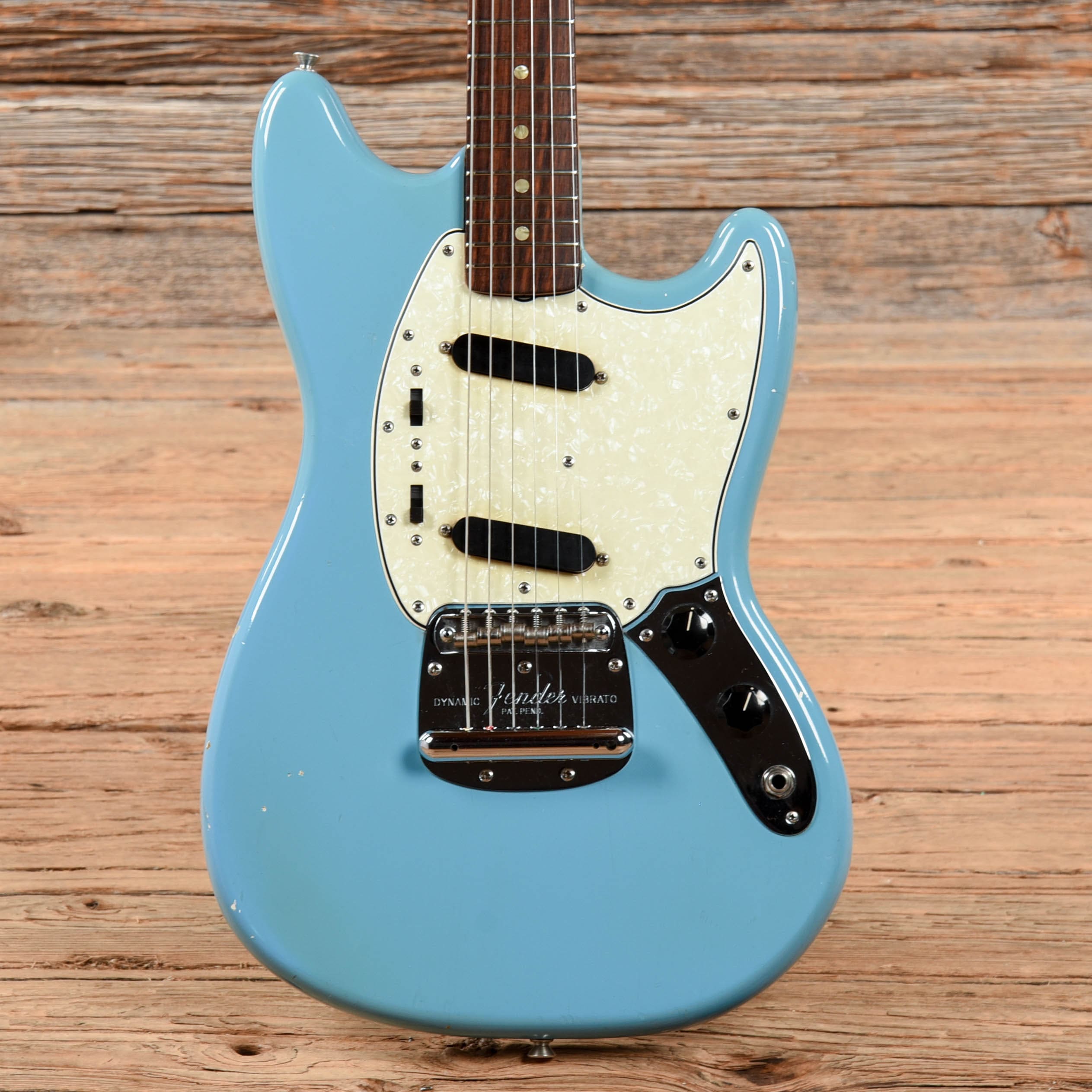 Fender Mustang Daphne Blue 1966 Electric Guitars / Solid Body