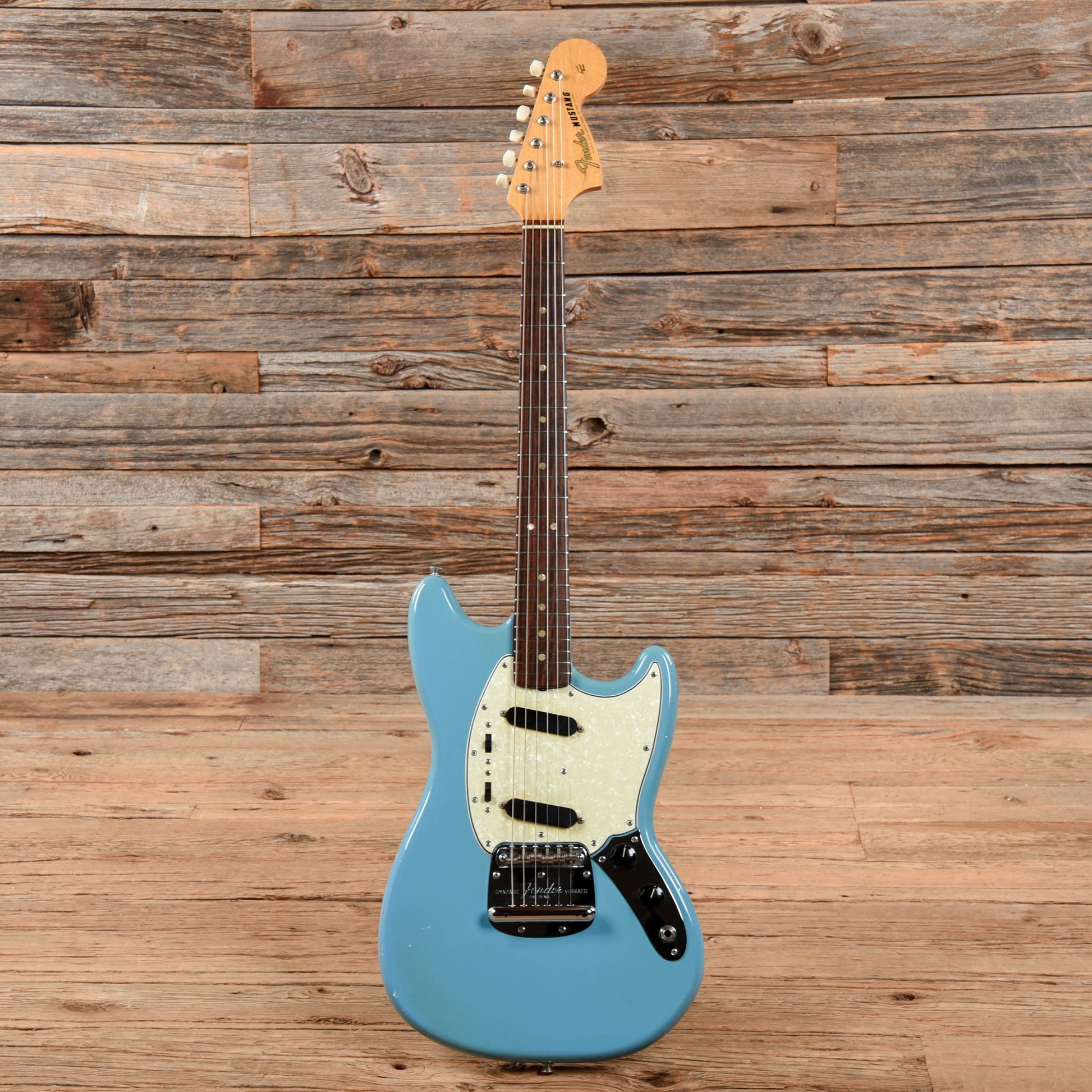 Fender Mustang Daphne Blue 1966 Electric Guitars / Solid Body
