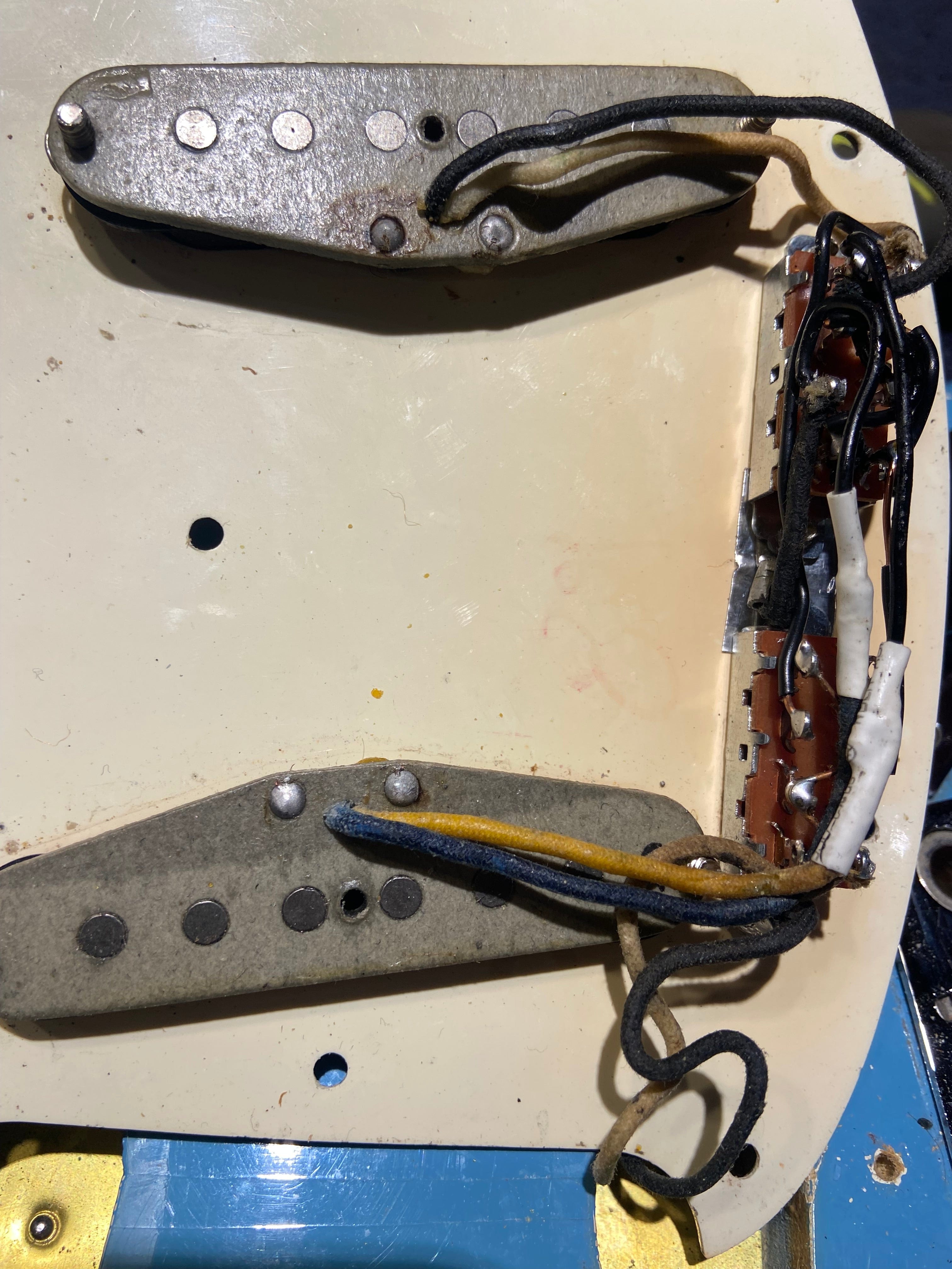 Fender Mustang Daphne Blue 1966 Electric Guitars / Solid Body