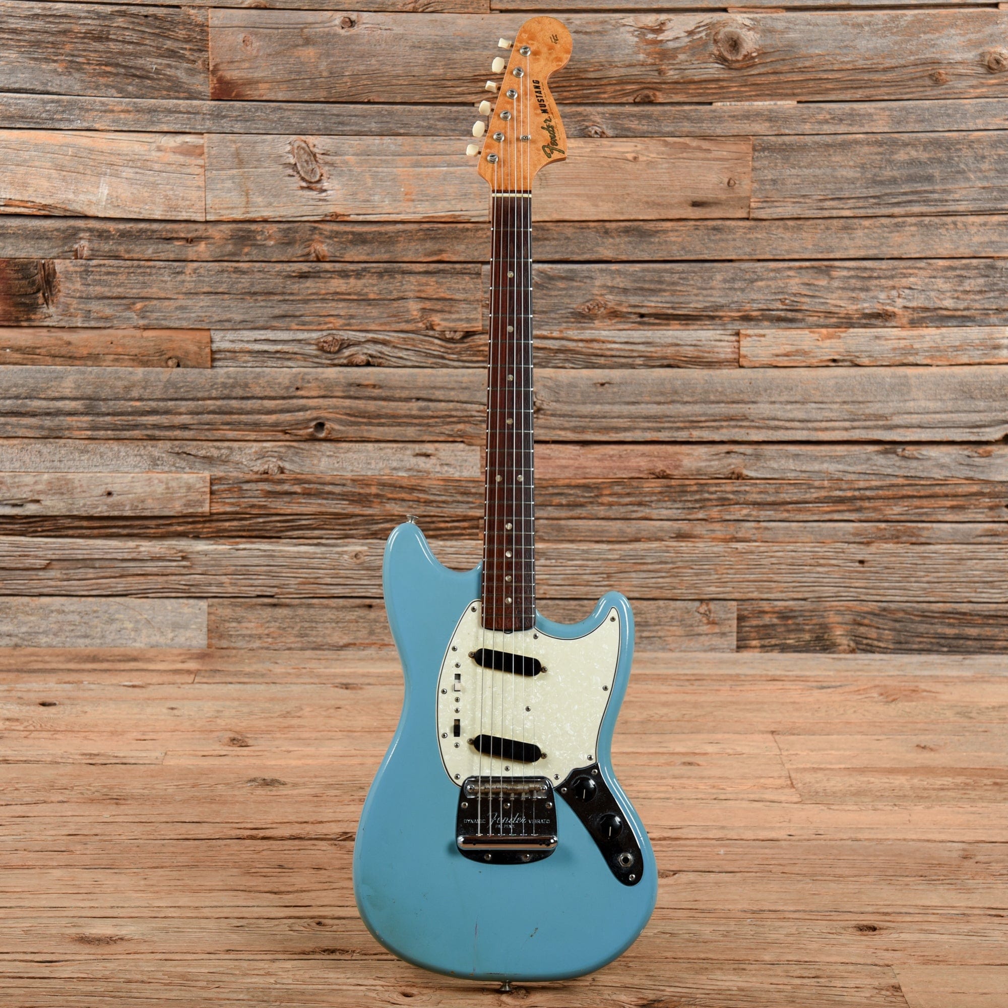Fender Mustang Daphne Blue 1966 Electric Guitars / Solid Body