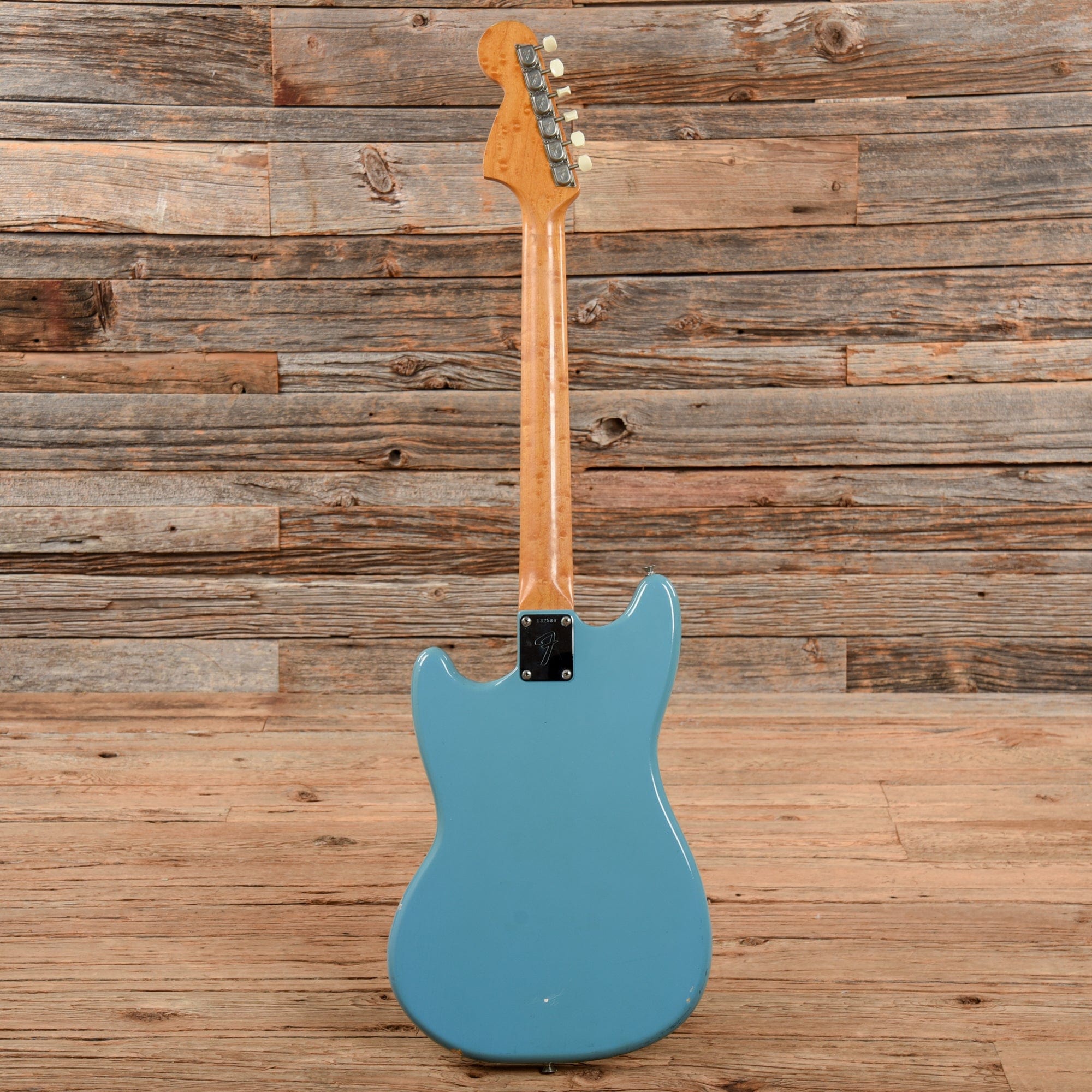 Fender Mustang Daphne Blue 1966 Electric Guitars / Solid Body