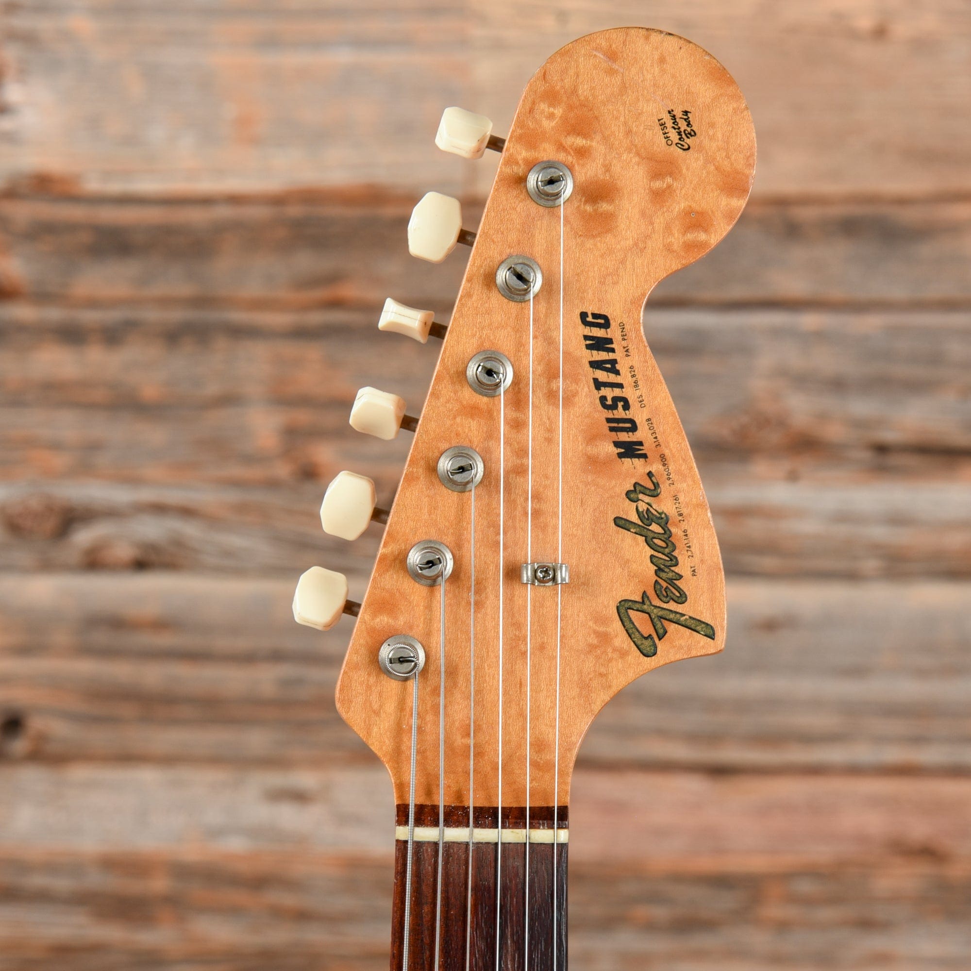 Fender Mustang Daphne Blue 1966 Electric Guitars / Solid Body