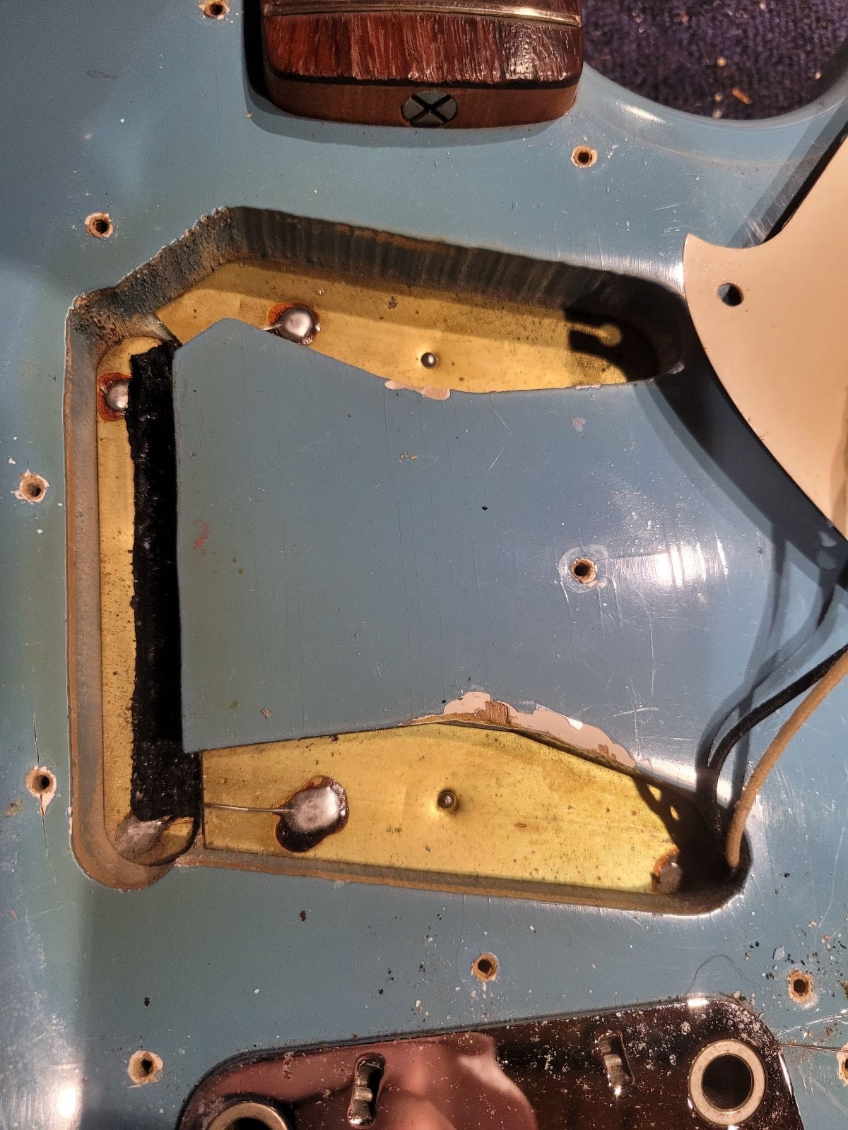 Fender Mustang Daphne Blue 1966 Electric Guitars / Solid Body