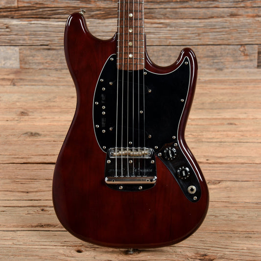Fender Mustang Mocha 1978 Electric Guitars / Solid Body