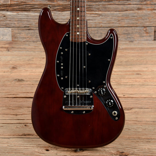 Fender Mustang Mocha 1978 Electric Guitars / Solid Body