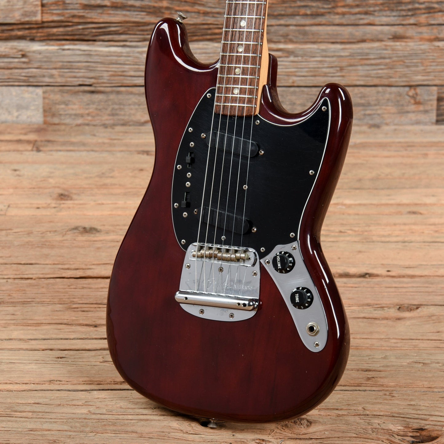Fender Mustang Mocha 1978 Electric Guitars / Solid Body