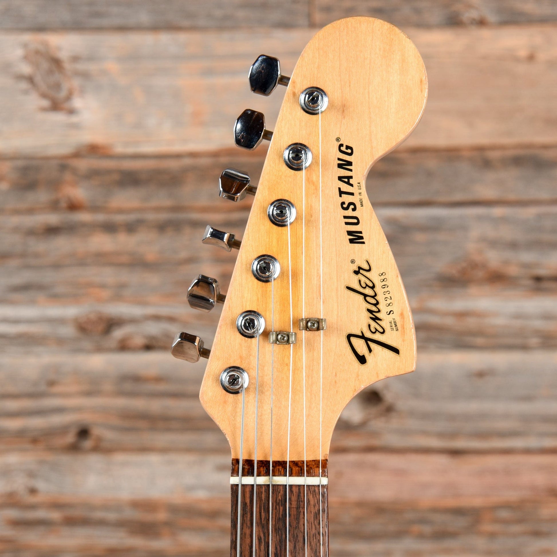 Fender Mustang Mocha 1978 Electric Guitars / Solid Body