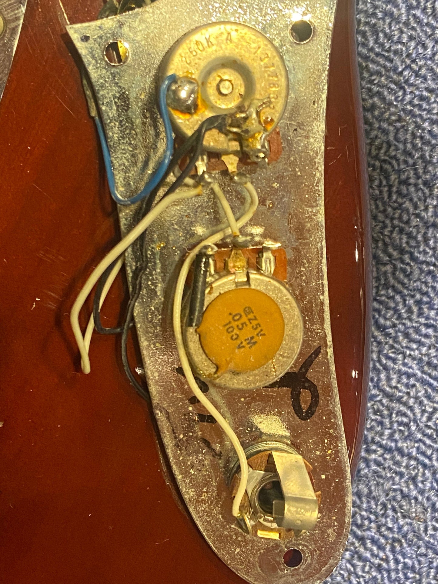 Fender Mustang Mocha 1978 Electric Guitars / Solid Body