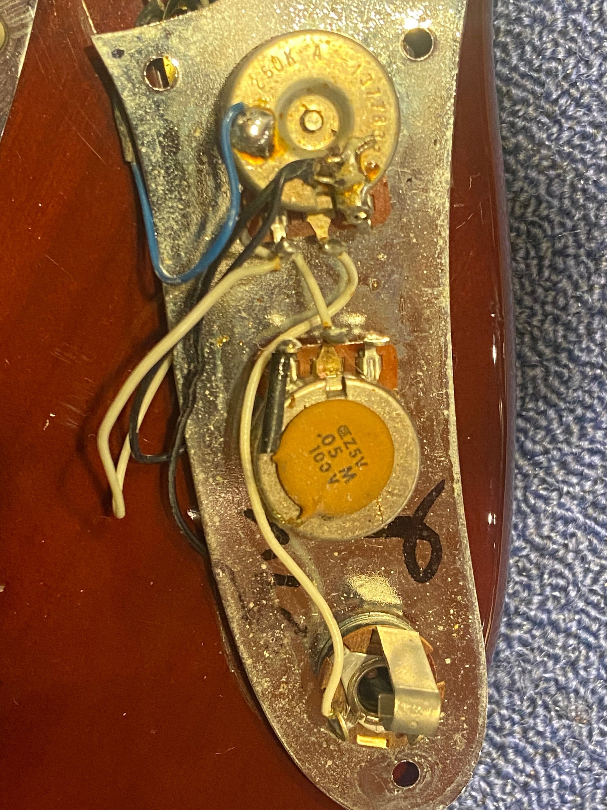 Fender Mustang Mocha 1978 Electric Guitars / Solid Body