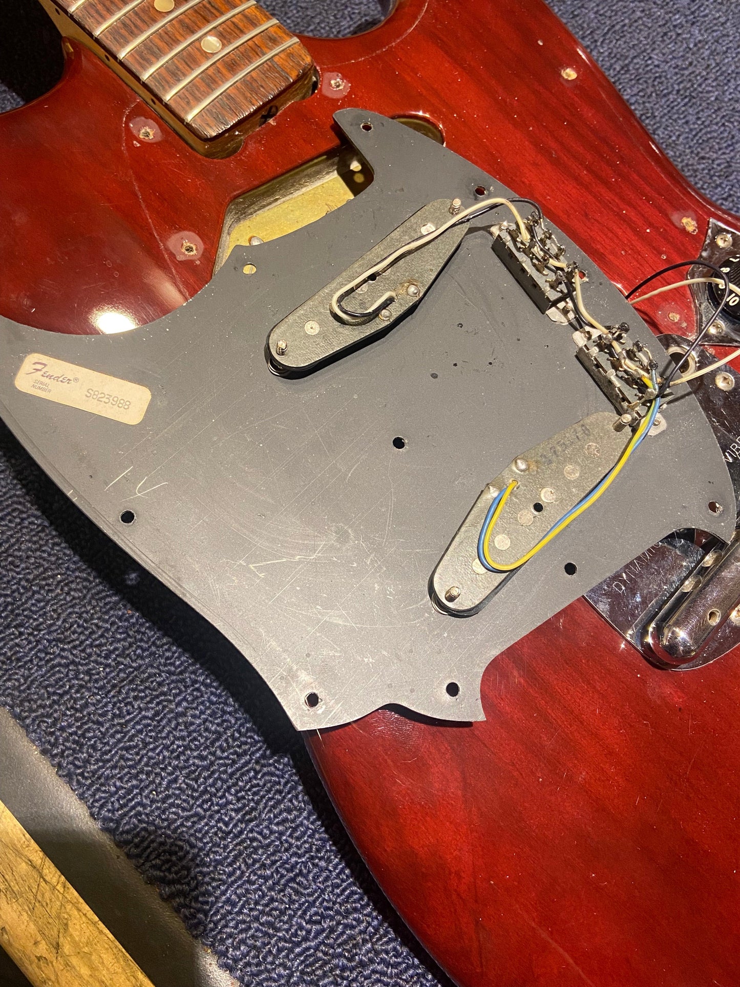 Fender Mustang Mocha 1978 Electric Guitars / Solid Body