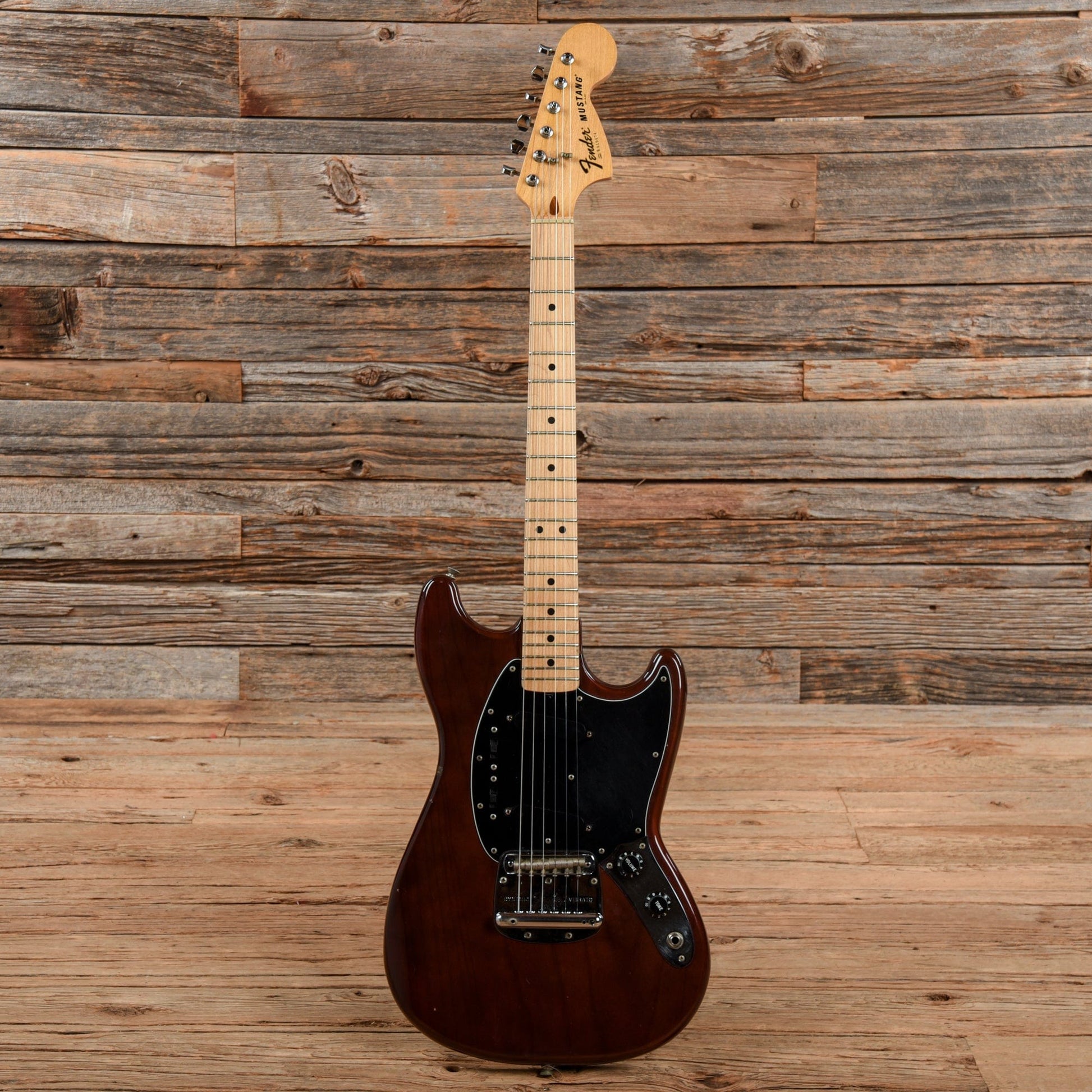 Fender Mustang Mocha 1978 Electric Guitars / Solid Body