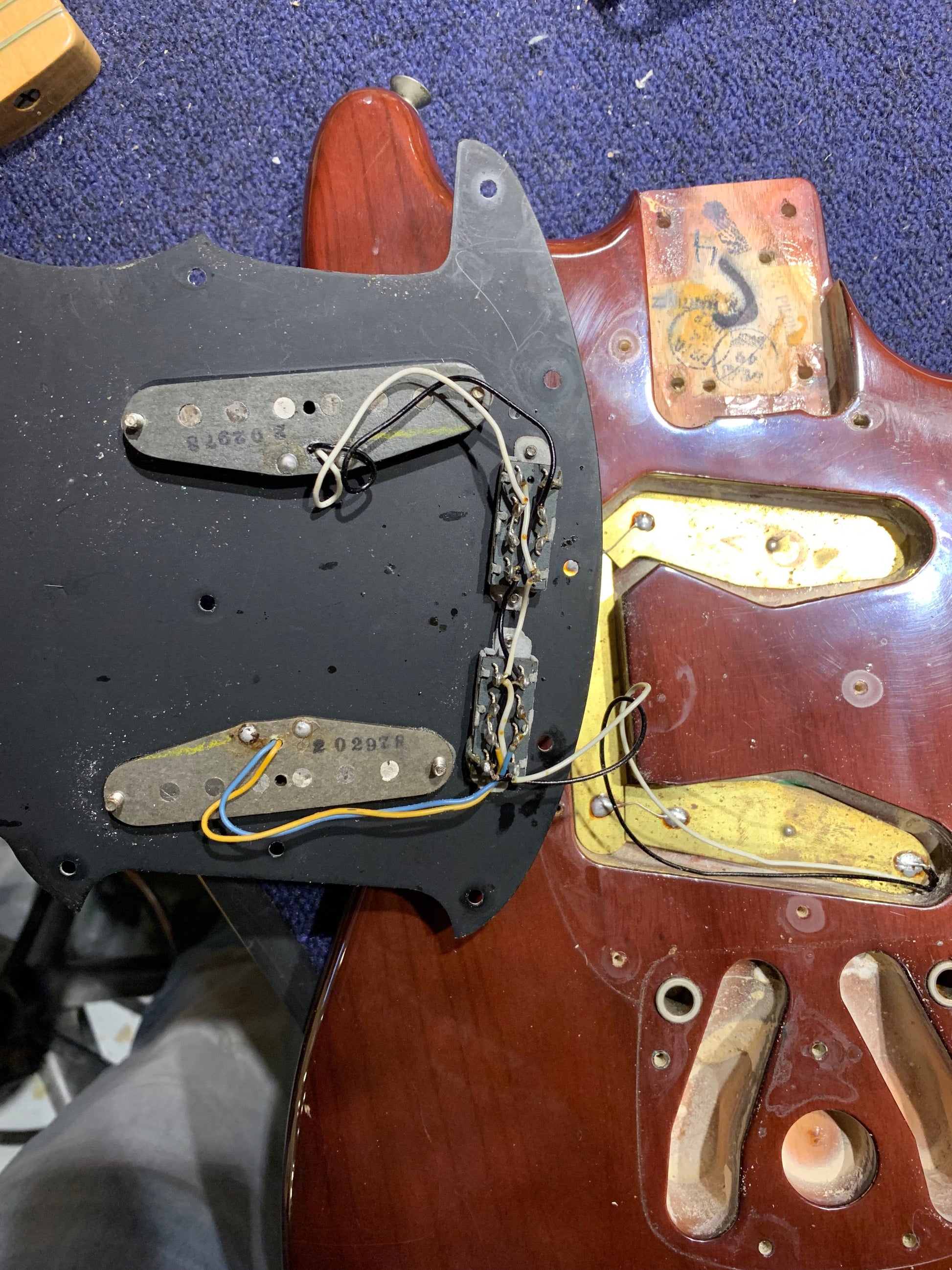 Fender Mustang Mocha 1978 Electric Guitars / Solid Body