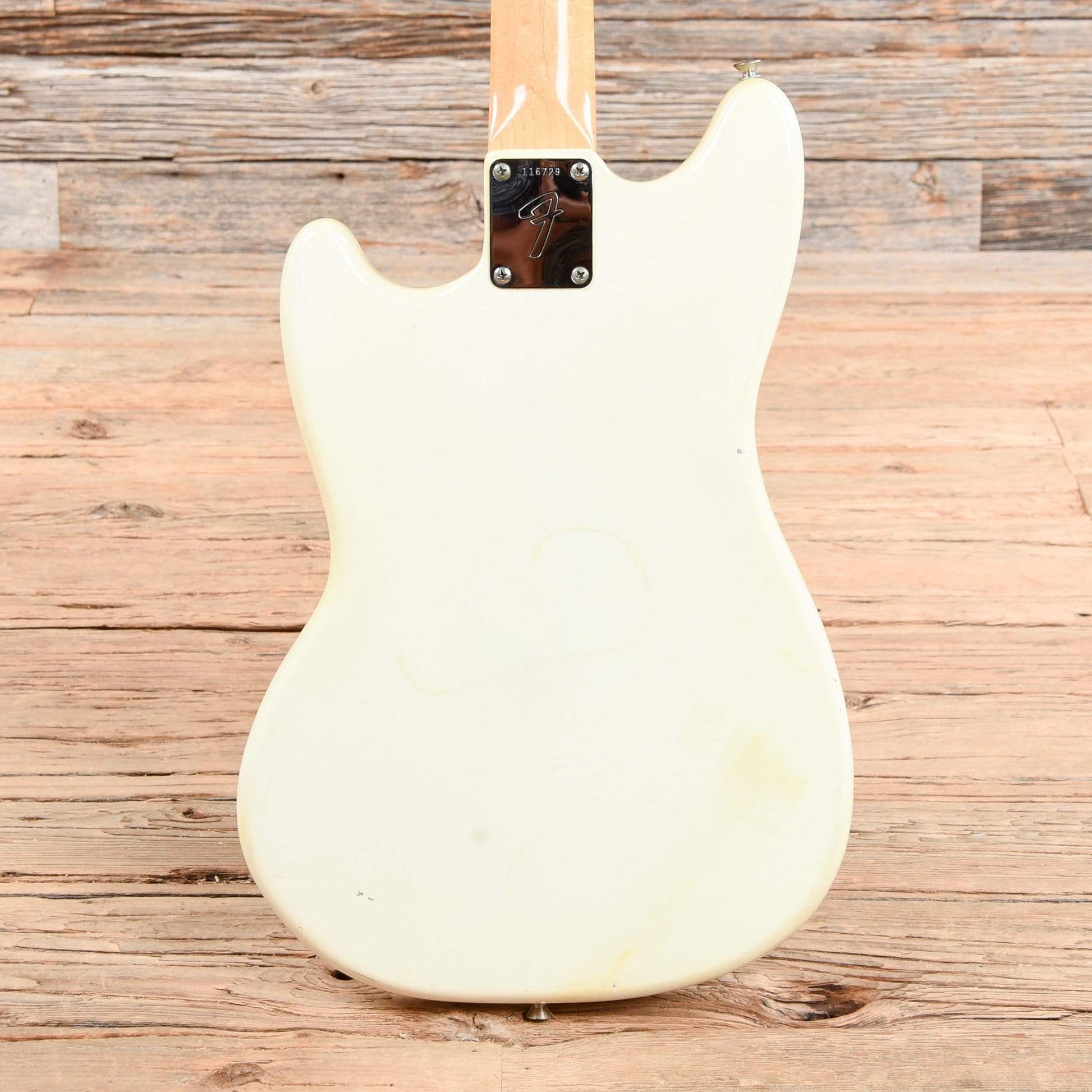 Fender Mustang Olympic White 1966 Electric Guitars / Solid Body