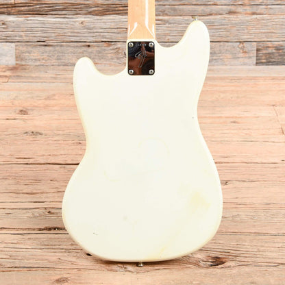 Fender Mustang Olympic White 1966 Electric Guitars / Solid Body