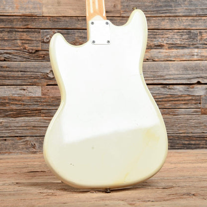 Fender Mustang Olympic White 1966 Electric Guitars / Solid Body
