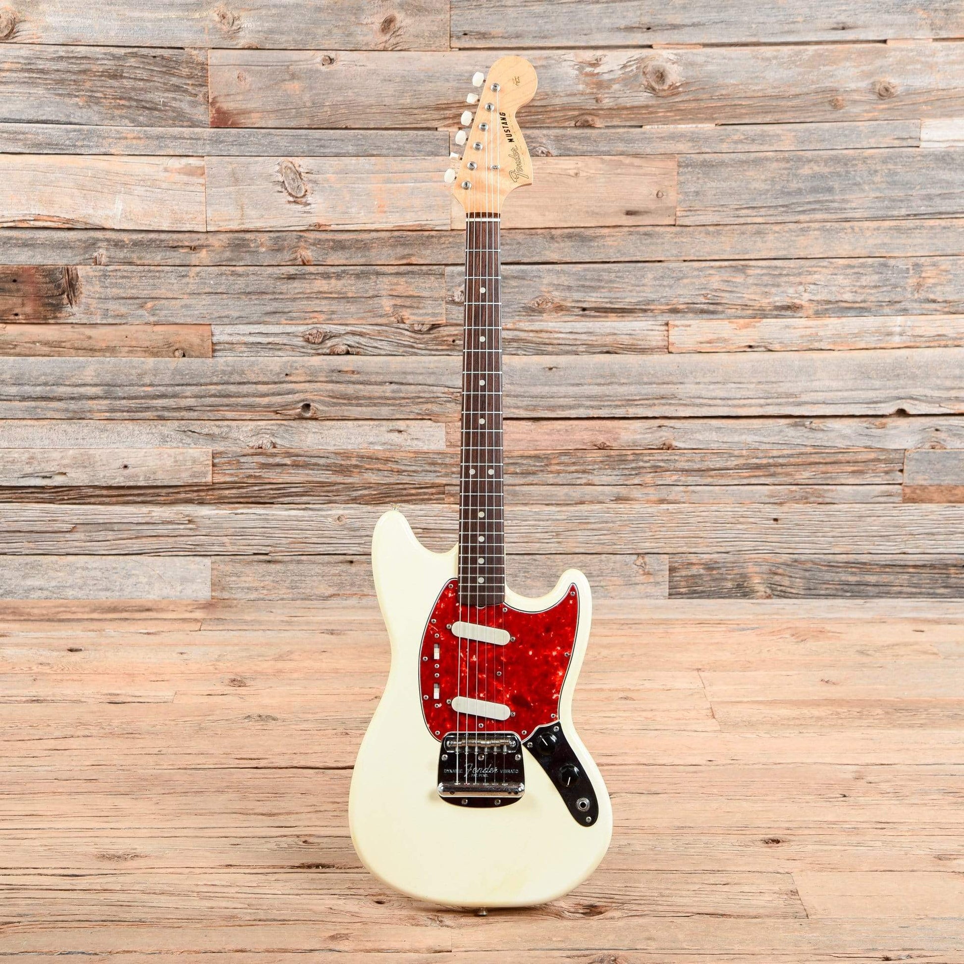Fender Mustang Olympic White 1966 Electric Guitars / Solid Body