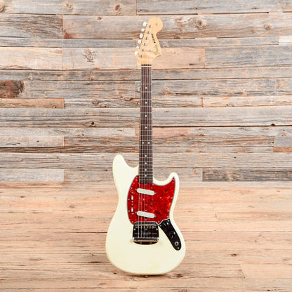 Fender Mustang Olympic White 1966 Electric Guitars / Solid Body