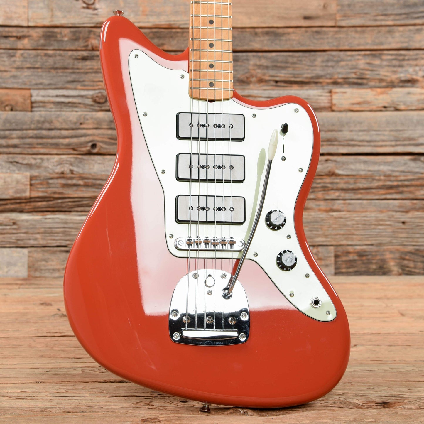Fender Noventa Jazzmaster Fiesta Red 2021 Electric Guitars / Solid Body